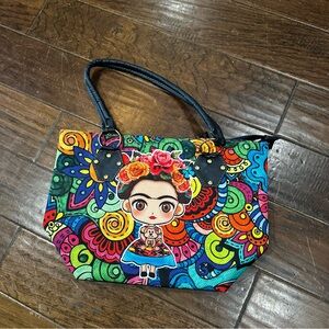 Source Unknown Multicolor Artistic Tote‎ Bag